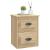 Noptiere de perete, 2 buc., stejar sonoma, 41,5x36x53cm GartenMobel Dekor