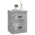 Noptiere suspendate pe perete, 2 buc., gri beton, 41,5x36x53 cm GartenMobel Dekor
