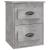Noptiere suspendate pe perete, 2 buc., gri beton, 41,5x36x53 cm GartenMobel Dekor
