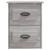 Noptiere suspendate pe perete, 2 buc., gri sonoma, 41,5x36x53cm GartenMobel Dekor