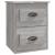 Noptiere suspendate pe perete, 2 buc., gri sonoma, 41,5x36x53cm GartenMobel Dekor