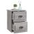 Noptiere suspendate pe perete, 2 buc., gri sonoma, 41,5x36x53cm GartenMobel Dekor