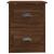 Noptiere suspendate pe perete, 2 buc, stejar maro, 41,5x36x53cm GartenMobel Dekor