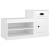 Pantofar, alb, 102x36x60 cm, lemn compozit GartenMobel Dekor