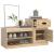 Pantofar, stejar sonoma, 100x42x60 cm, lemn prelucrat GartenMobel Dekor