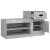 Pantofar, gri beton, 100x42x60 cm, lemn prelucrat GartenMobel Dekor