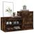 Pantofar, stejar fumuriu, 100x42x60 cm, lemn prelucrat GartenMobel Dekor