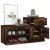 Pantofar, stejar fumuriu, 100x42x60 cm, lemn prelucrat GartenMobel Dekor