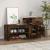 Pantofar, stejar fumuriu, 100x42x60 cm, lemn prelucrat GartenMobel Dekor