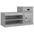 Pantofar, gri sonoma, 100x42x60 cm, lemn prelucrat GartenMobel Dekor