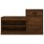 Pantofar, stejar maro, 100x42x60 cm, lemn prelucrat GartenMobel Dekor