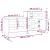 Pantofar, stejar maro, 100x42x60 cm, lemn prelucrat GartenMobel Dekor