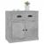 Servantă, gri beton, 70x35,5x67,5 cm, lemn prelucrat GartenMobel Dekor