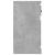 Servantă, gri beton, 70x35,5x67,5 cm, lemn prelucrat GartenMobel Dekor