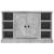 Servantă, gri beton, 100x35,5x60 cm, lemn prelucrat GartenMobel Dekor