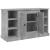 Servantă, gri beton, 100x35,5x60 cm, lemn prelucrat GartenMobel Dekor