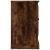 Servantă, stejar fumuriu, 100x35,5x60 cm, lemn prelucrat GartenMobel Dekor