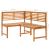 Set mobilier bistro, 4 piese, lemn masiv de acacia GartenMobel Dekor