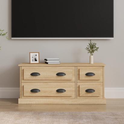 Comodă TV, stejar sonoma, 100x35,5x45 cm, lemn prelucrat GartenMobel Dekor
