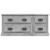 Comodă TV, gri beton, 100x35,5x45 cm, lemn prelucrat GartenMobel Dekor