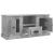 Comodă TV, gri beton, 100x35,5x45 cm, lemn prelucrat GartenMobel Dekor