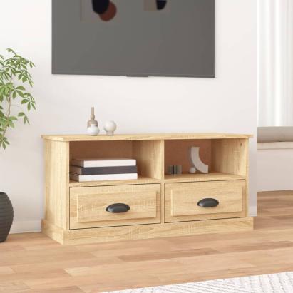 Comodă TV, stejar sonoma, 93x35,5x45 cm, lemn prelucrat GartenMobel Dekor