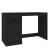 Birou cu sertar, negru, 115x50x75 cm, lemn prelucrat GartenMobel Dekor