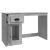 Birou cu sertar, gri beton, 115x50x75 cm, lemn prelucrat GartenMobel Dekor