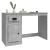 Birou cu sertar, gri beton, 115x50x75 cm, lemn prelucrat GartenMobel Dekor