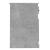 Birou cu sertar, gri beton, 115x50x75 cm, lemn prelucrat GartenMobel Dekor