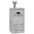 Dulap lateral cu sertar, gri beton, 40x50x75 cm lemn prelucrat GartenMobel Dekor