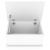 Raft de depozitare, alb, 50x30x28 cm, lemn prelucrat GartenMobel Dekor