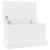 Raft de depozitare, alb, 50x30x28 cm, lemn prelucrat GartenMobel Dekor