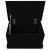 Raft de depozitare, negru, 50x30x28 cm, lemn prelucrat GartenMobel Dekor
