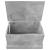 Cutie de depozitare, gri beton, 50x30x28 cm, lemn prelucrat GartenMobel Dekor