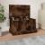 Cutie de depozitare, stejar afumat, 50x30x28 cm, lemn prelucrat GartenMobel Dekor