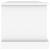 Cutie de depozitare, alb, 70x40x38 cm, lemn prelucrat GartenMobel Dekor