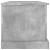 Cutie de depozitare, gri beton, 70x40x38 cm, lemn prelucrat GartenMobel Dekor
