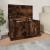 Cutie de depozitare, stejar afumat, 70x40x38 cm, lemn prelucrat GartenMobel Dekor