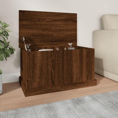 Cutie de depozitare, stejar maro, 70x40x38 cm, lemn prelucrat GartenMobel Dekor
