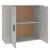 Servantă, gri beton, 80x33x70 cm, lemn prelucrat GartenMobel Dekor