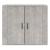 Servantă, gri beton, 80x33x70 cm, lemn prelucrat GartenMobel Dekor