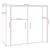 Servantă, gri beton, 80x33x70 cm, lemn prelucrat GartenMobel Dekor