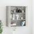 Dulap de perete, gri beton, 80x33x80 cm, lemn prelucrat GartenMobel Dekor