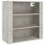 Dulap de perete, gri beton, 80x33x80 cm, lemn prelucrat GartenMobel Dekor