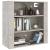 Dulap de perete, gri beton, 80x33x80 cm, lemn prelucrat GartenMobel Dekor