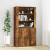 Dulap de perete, stejar fumuriu, 80x33x80 cm, lemn prelucrat GartenMobel Dekor