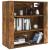 Dulap de perete, stejar fumuriu, 80x33x80 cm, lemn prelucrat GartenMobel Dekor