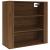 Dulap de perete, stejar maro,80x33x80 cm, lemn prelucrat GartenMobel Dekor