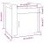 Cărucior de birou, gri beton, 60x45x60 cm, lemn prelucrat GartenMobel Dekor